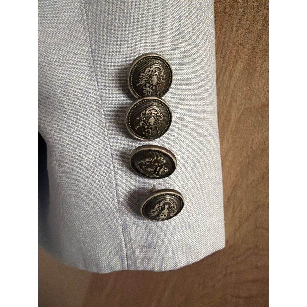 Philipp Plein Homme Men’s Limited Edition Light Blue Skull Lined Blazer - Picture 7 of 16